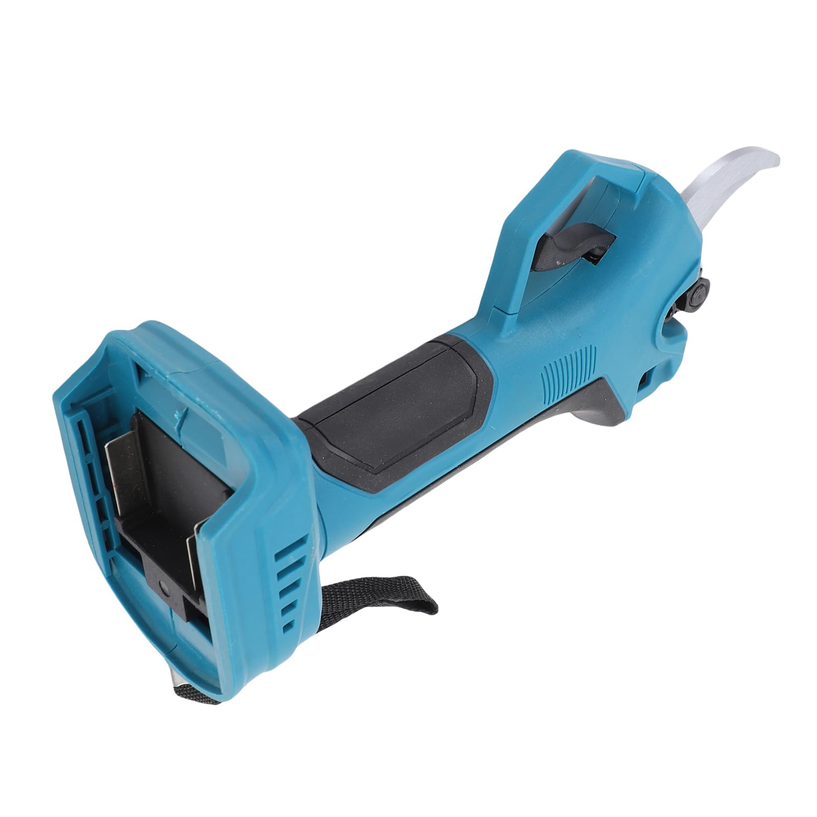 Tbest Blaue Elektrische Astschere, 30 Mm Schnittdurchmesser, Sk5-Klingen, Kabellos, Wiederaufladbar, Astschere mit Digitalanzeige für den Garten- und Landschaftsbau, Bürstenloser Motor