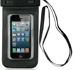 1 Capinha Bag Aquática Para Celular Prova D’água Universal Cor Preto, Proteção Completa para Viagens e Atividades ao Ar Livre