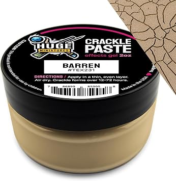 Barren Crackle Paste, Scale Model Basing & Terrain 2oz Jar