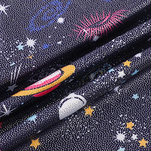 Image of EQSJIU Gymnastics Leotards for Girls Kids Rainbow Mosaic Mermaid Butterfly Stars Leopard Galaxy Tie Dye Cosmos Leopard