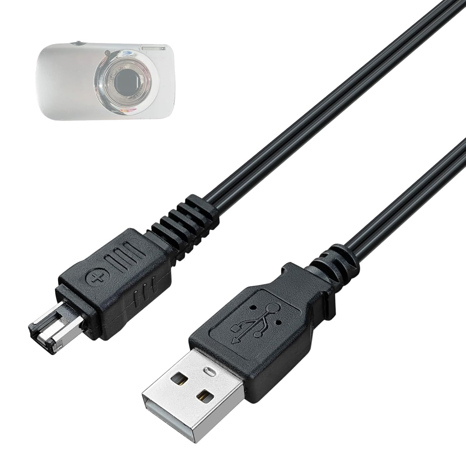 CA-110 kabel zasilający USB, zapasowy kabel do ładowania, kompatybilny z Canon VIXIA HF R800, R700, R500, R600, M50, M52, M500, R20, R21, R30, R32, R40, R42, R50, R52, R60, R62, R62 200 RR20300 R400