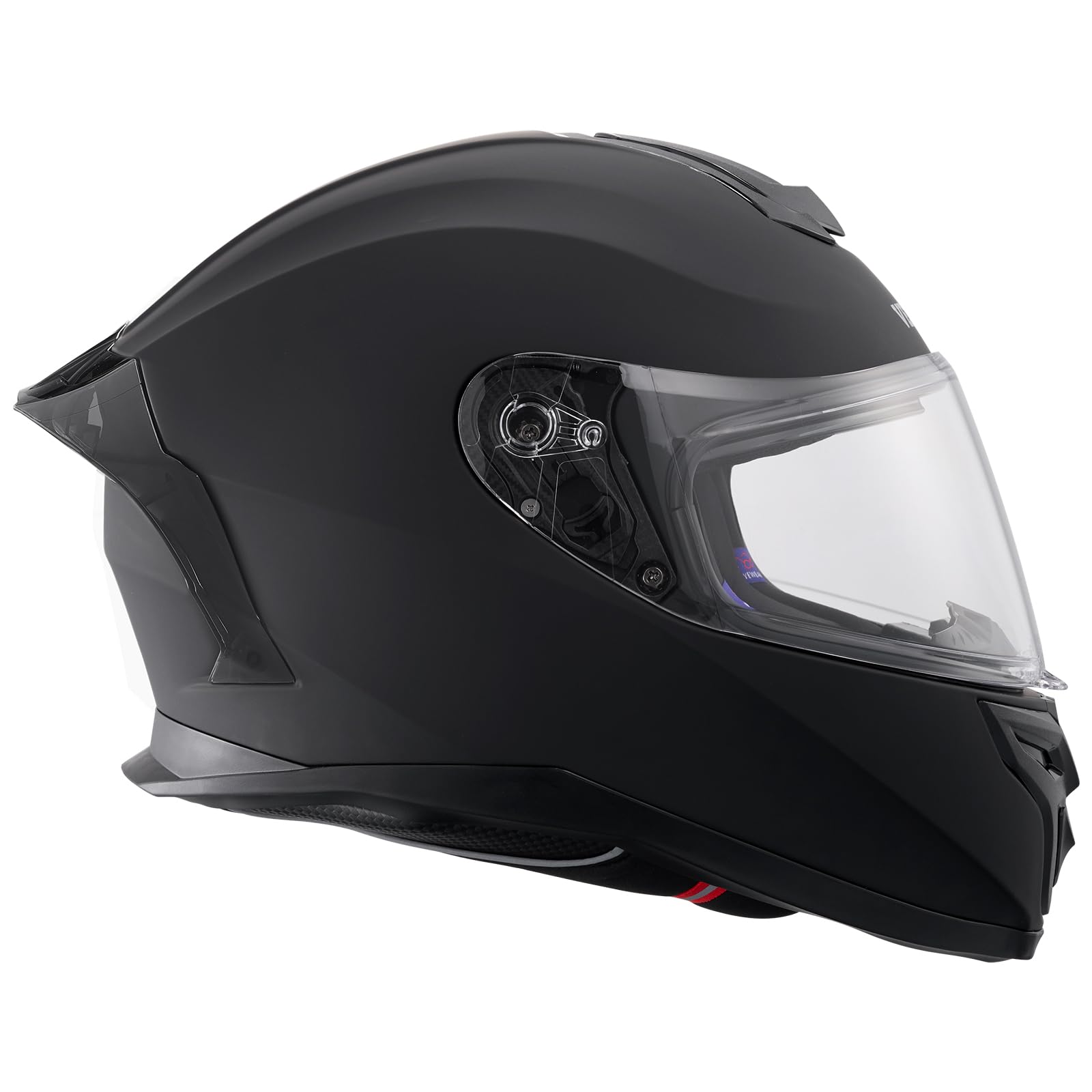 VEVOR Motorradhelm, Integralhelm, Smart Street ABS & High Density Helm mit Wechselglas, ECE-geprüfter bequemer Motocross-Helm, passend für Jugendliche & Erwachsene