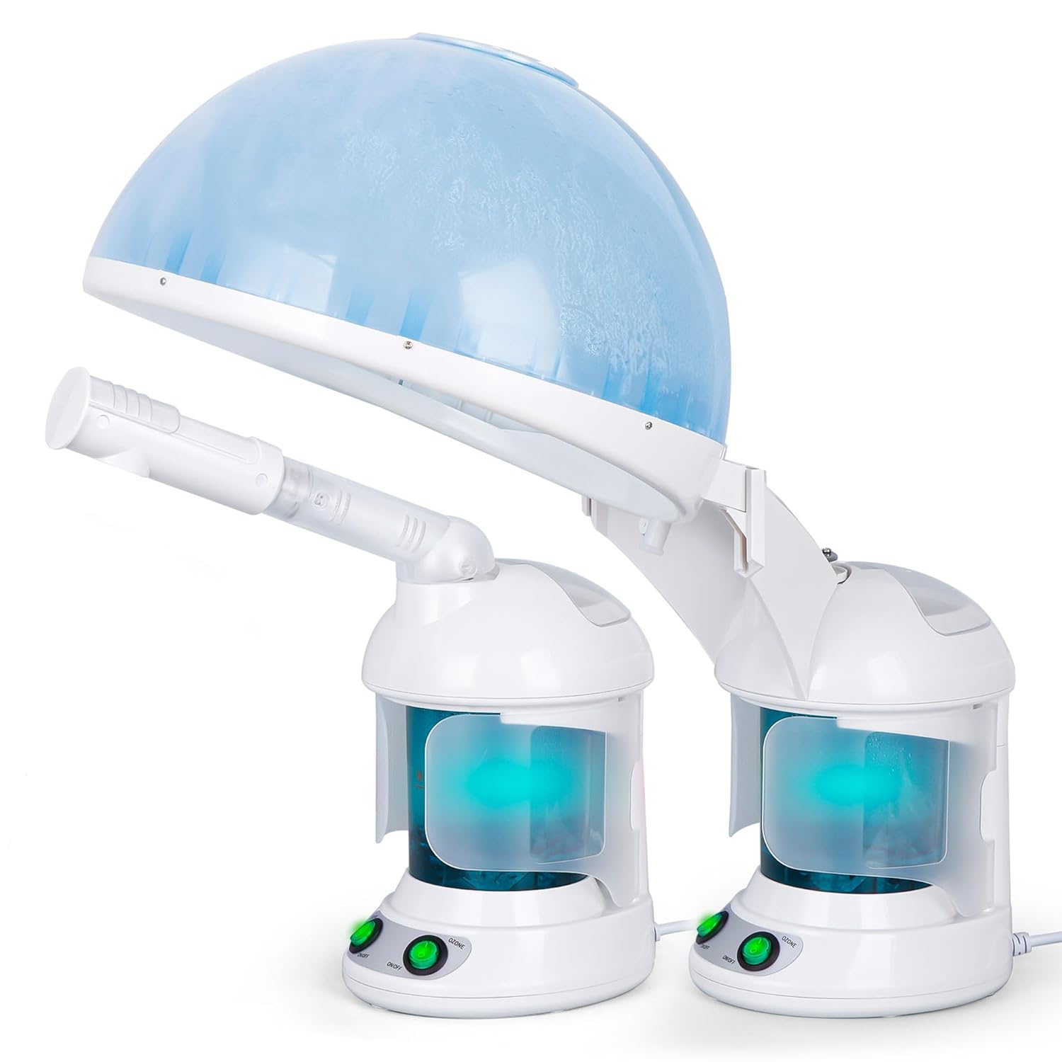 Nova Microdermabrasion 2 in 1 Hair Steamer & UV Ozone Facial Steamer, Face Steamer Hair Humidifier Hot Mist Moisturising Hydration System Sprayer for Personal Care Use at Home and Salon Nova Microdermabrasion 2 in 1 Hair Steamer & UV Ozone Facial Steamer, Face Steamer Hair Humidifier Hot Mist Moisturising Hydration System Sprayer for Personal Care Use at Home and Salon