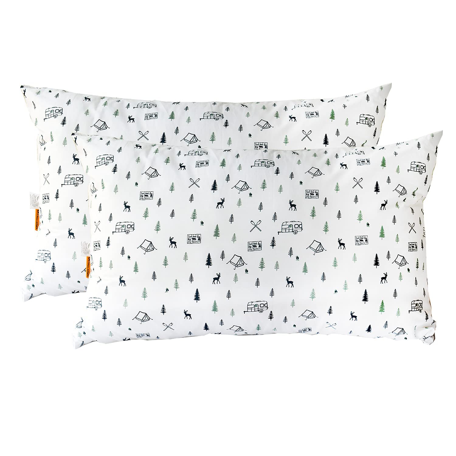 Linenaffairs Sleeping Microfiber Soft Pillow Filler 2 Pieces Sleep Comfortable Pillows - Camper Pillow_16 x 24