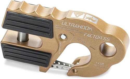 Vista 8 de Factor 55 00250-04 Gancho de Cabrestante Ultrahook Sistema Cerrado Grillete Carga Máxima 16,000 lbs Grillete de Resistencia ULT Montaje de Pasador