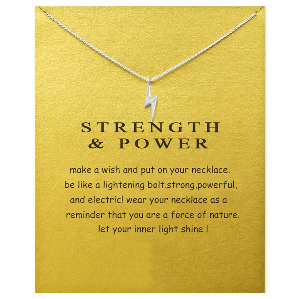 upeilxdMessage Card Silver Compass Pendant Necklace Friendship Sun Good Luck Elephant Pendant Butterfly Chain Necklace for Women Girl Gift