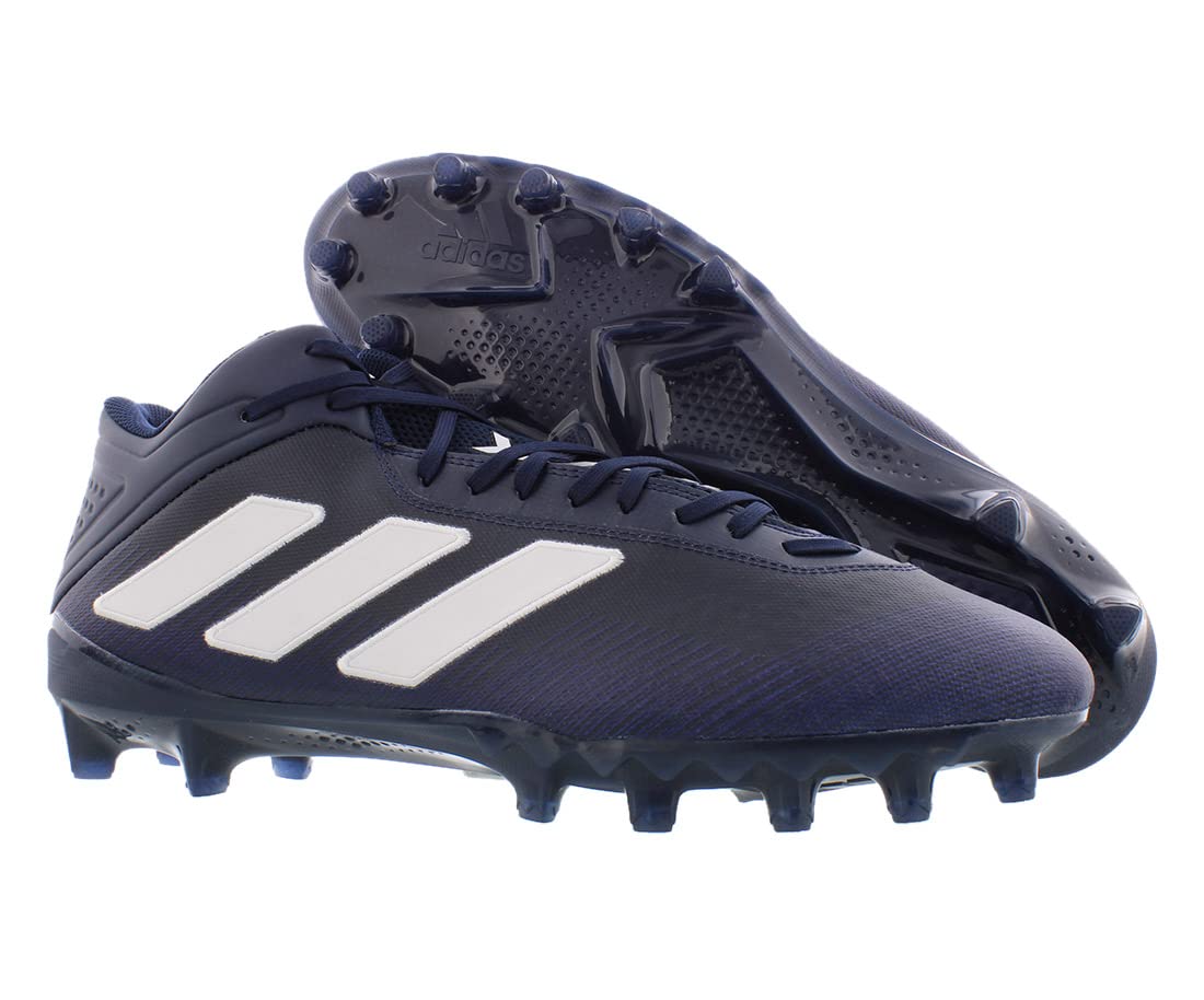 adidas Sm Freak Mid Men Shoes Size 10.5, Color: Navy/White/Silver