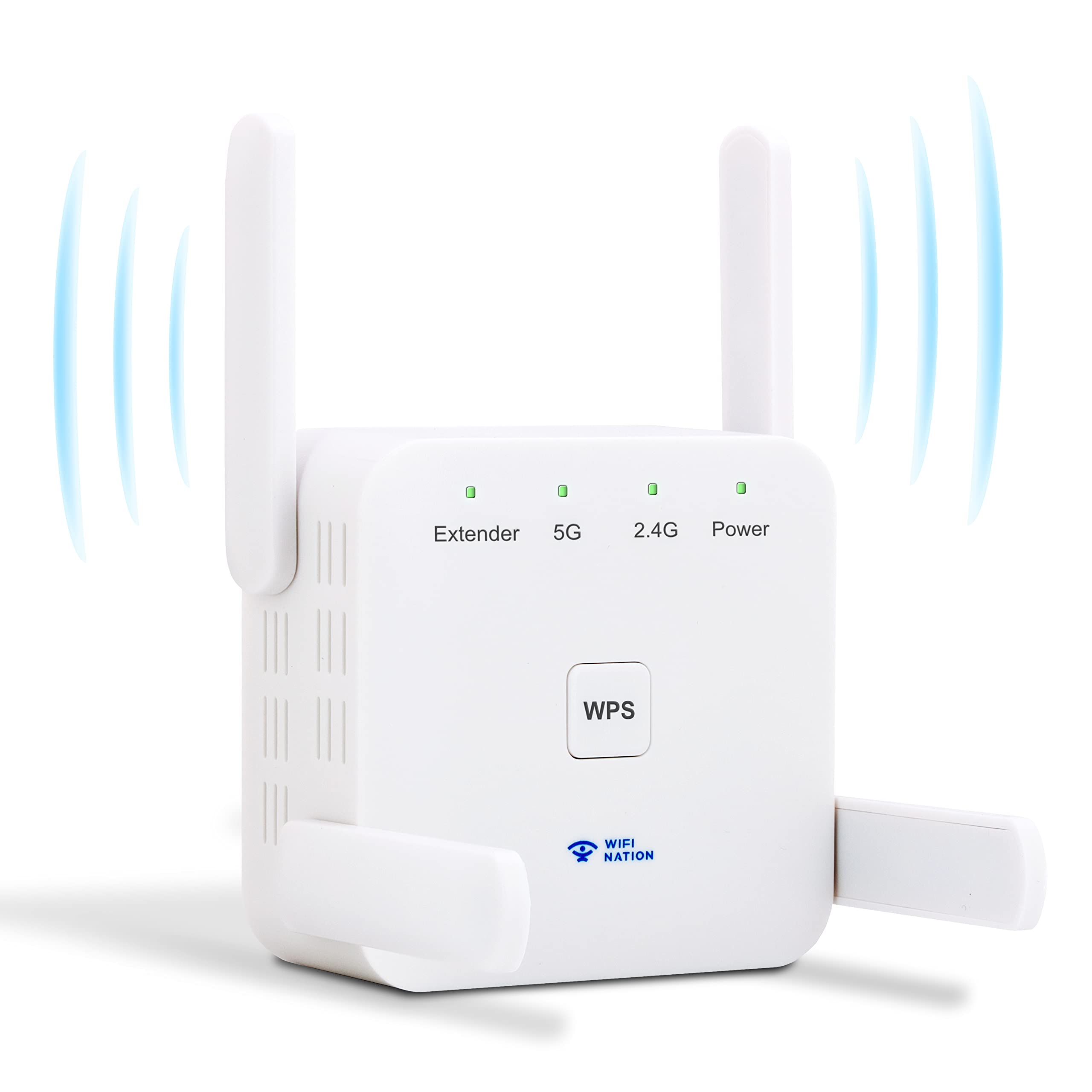 Extensor de rango WiFi de 1200 Mbps, 2.4 GHz y 5 GHz, doble señal WiFi, amplificador de Internet con puerto Ethernet RJ45 y compatible con modo AP/router/repetidor