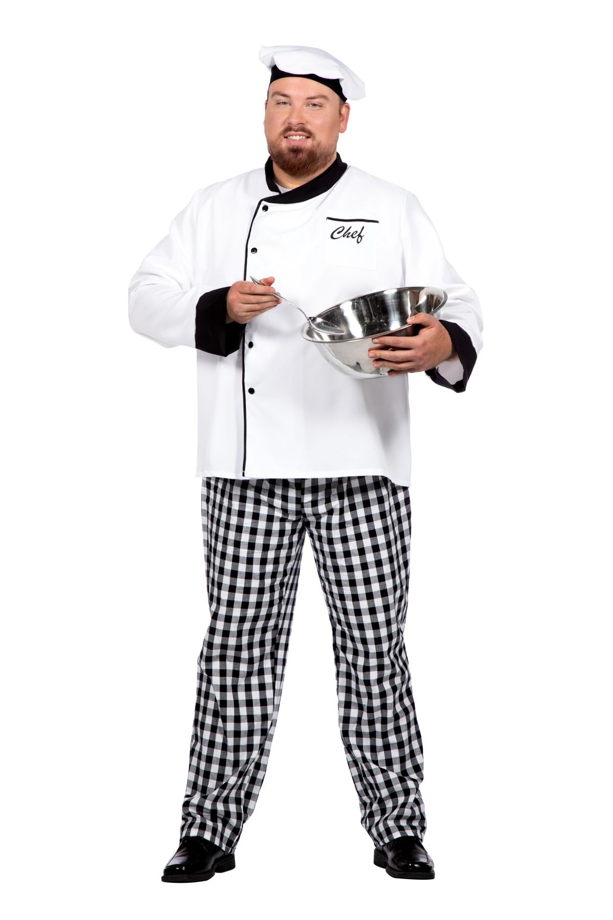 WILBERS & WILBERS 5971-XXL Kochkostüm Chef Costume, Black, White, XXL