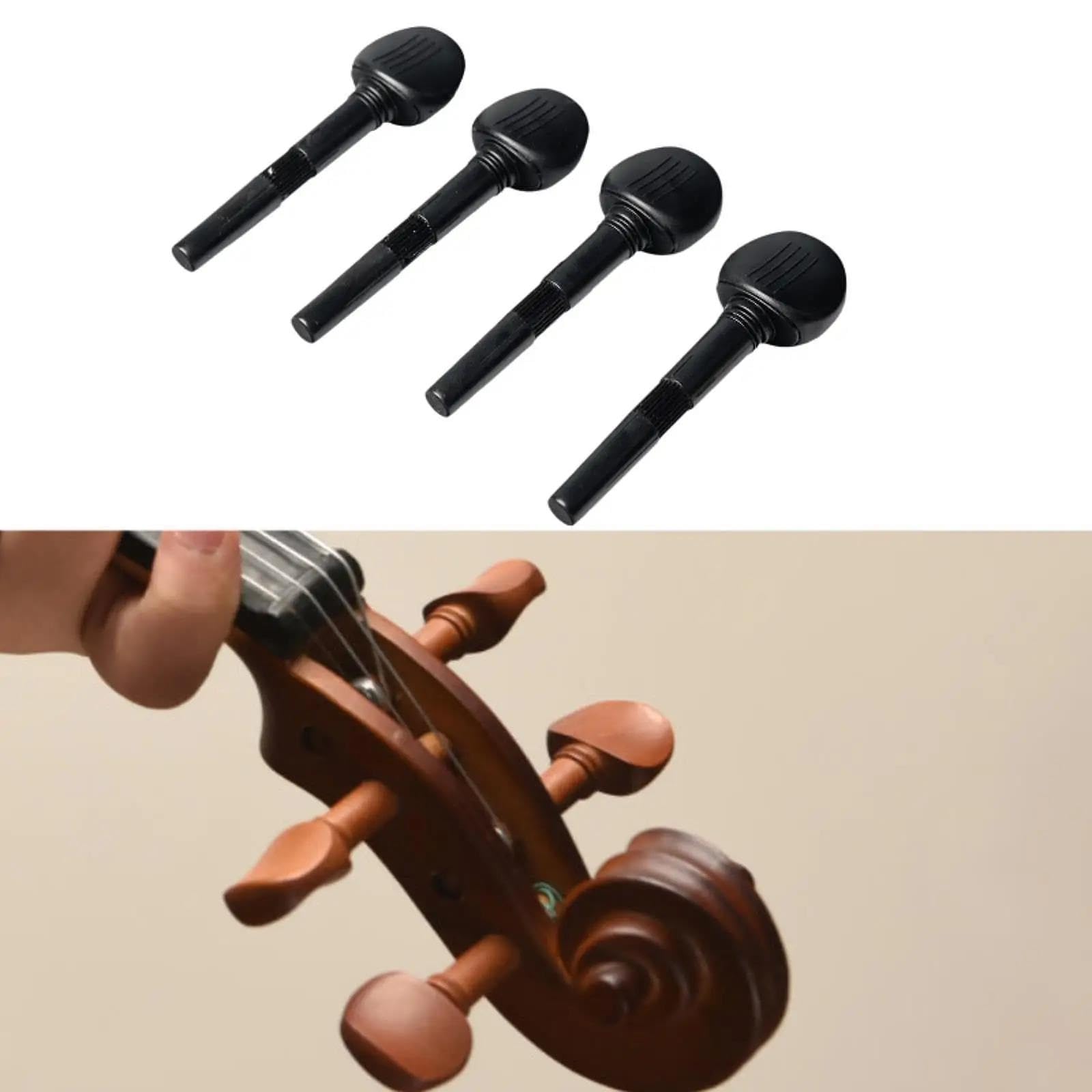 Accesorios Profesionales Violin Juego De 4 Clavijas Resistentes Para Violín Accesorios Para Instrumentos De Cuerda