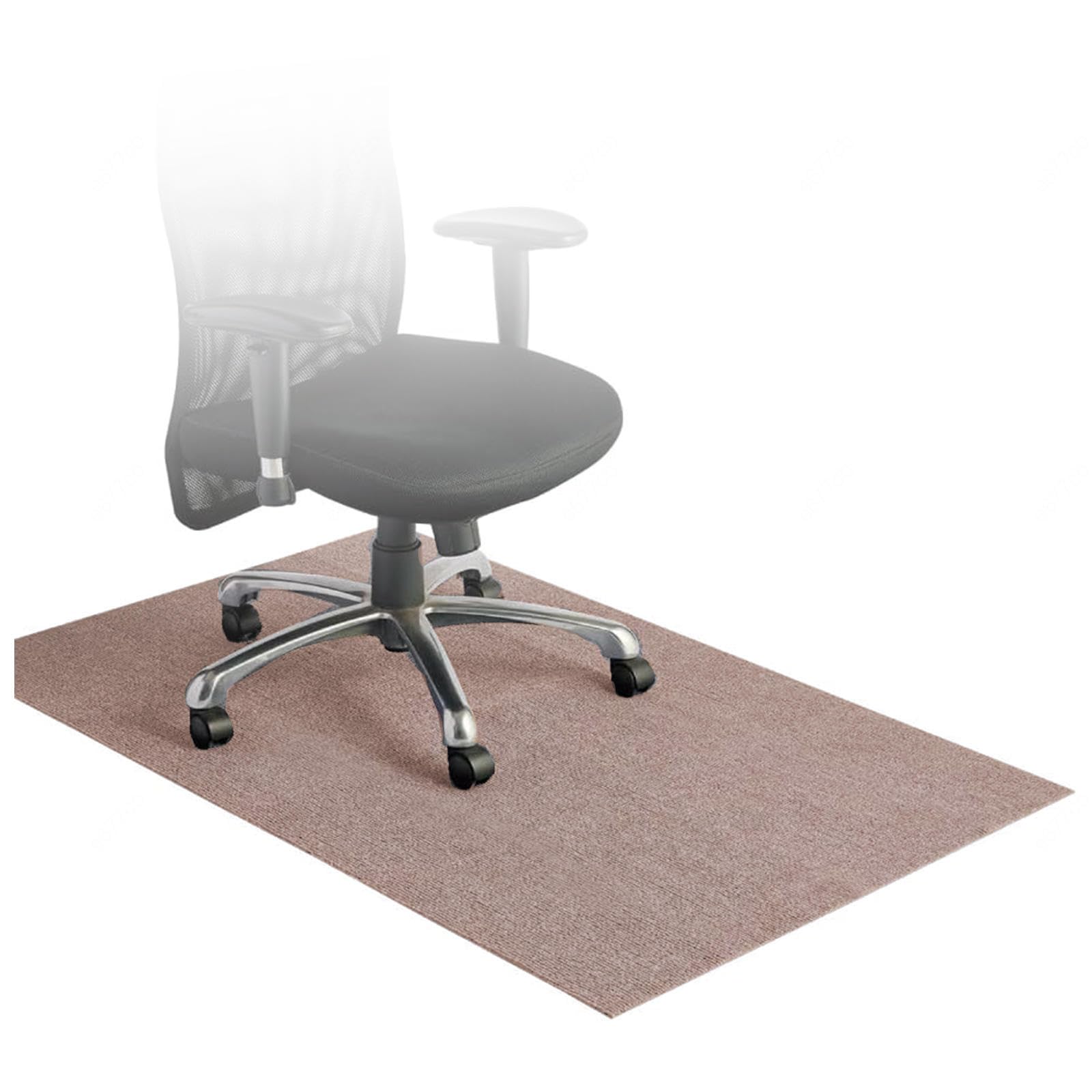 Tapis Bureau Sol Revêtement antidérapant,Matériau Résistant, Tapis Protection Sol Tapis pour Chaise Gaming Protège Les Sols, pour Gaming et Le Travail,Brown-90×120cm
