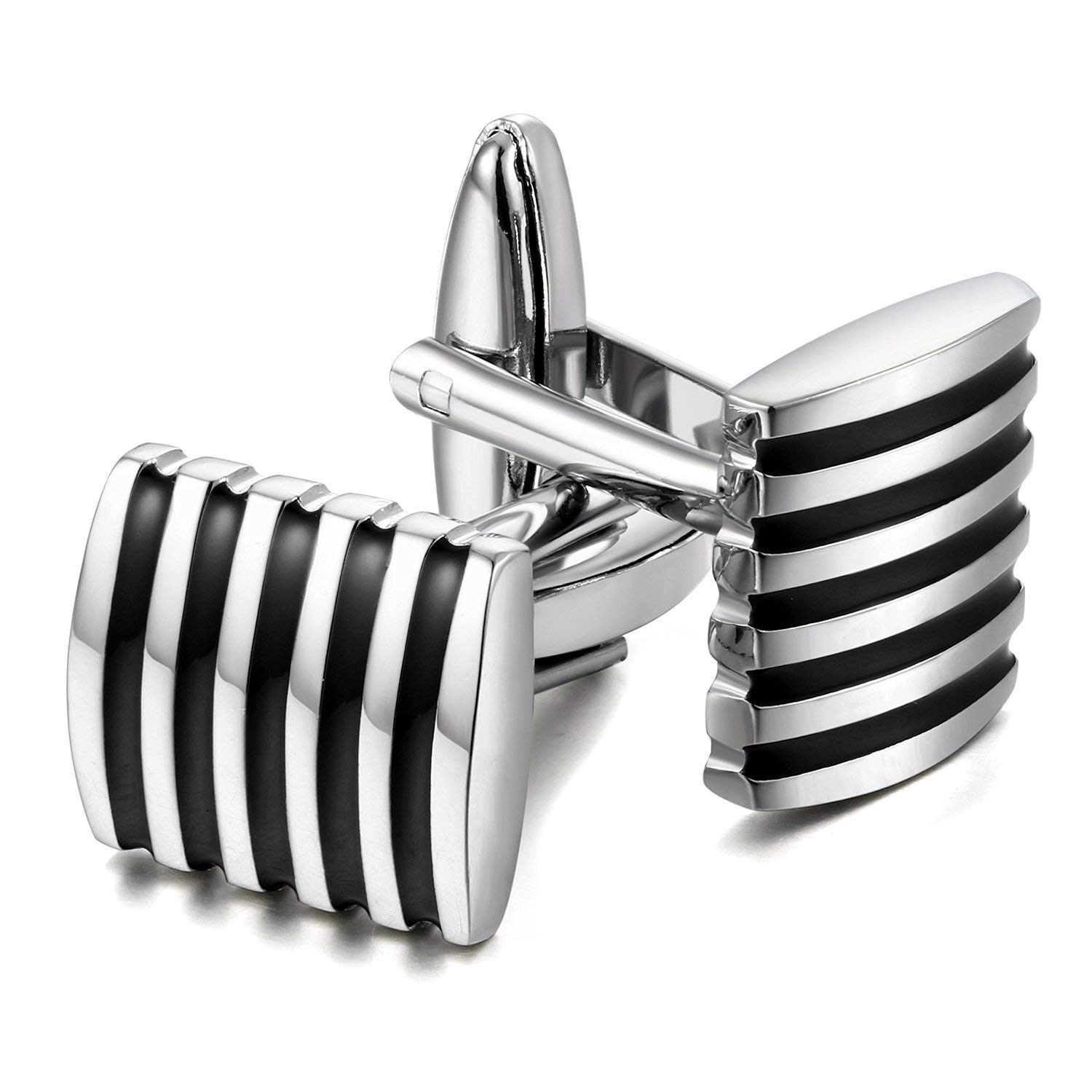 See full amazon price history chart for Zivom® Stripe Enamel Black Silver Office Formal Shirt Blazer Cufflink Pair Men Gift Box Zivom® Stripe Enamel Black Silver Office Formal Shirt Blazer Cufflink Pair Men Gift Box (B07HGYBK8Q) Amazon Price History, Amazon Price Tracker