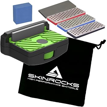 SkinRocks Elite X Edge Sander Ski Snowboard Professional Edger Set 85 -90