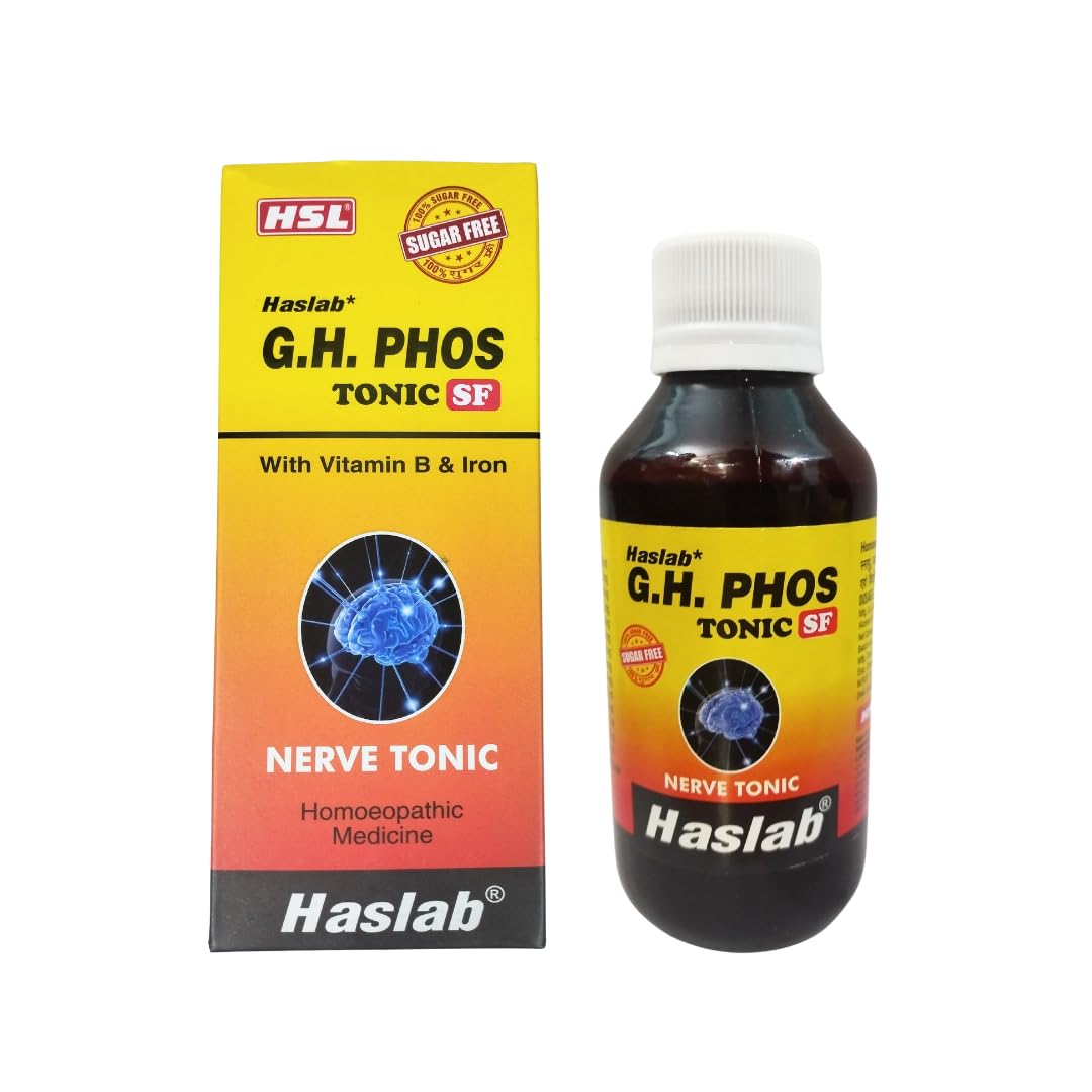HASLAB G H PHOS (VIT B) 450ML Depression Nerve Debility Sleep | Weakeness | Tired | Memory
