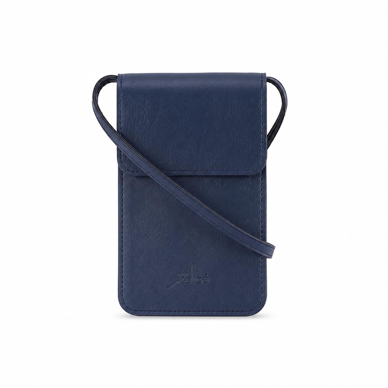 Synthetic Leather Mobile Sling Bag for Women & Girls, Small Crossbody Phone Purse with Crossbody Strap, Dark Blue Travel Pouch Pocket Wallet-image-39