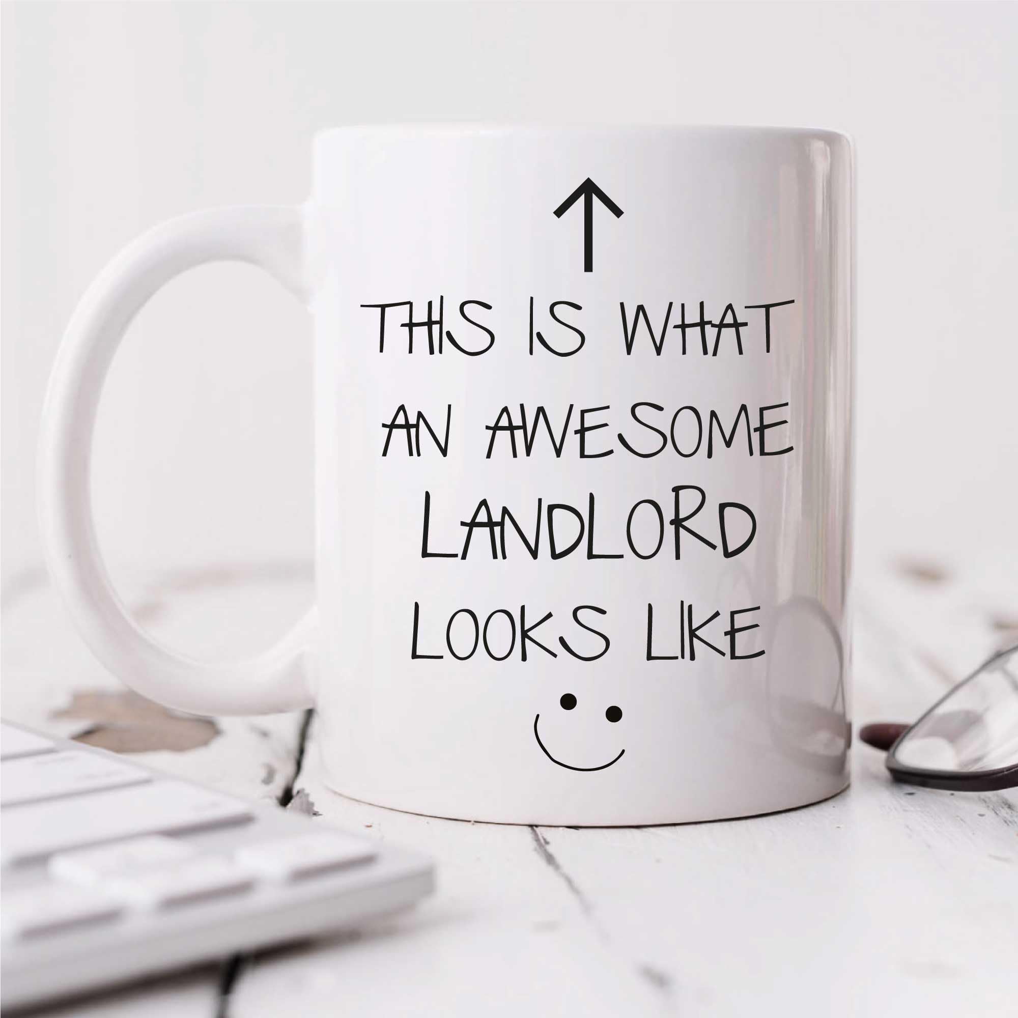 60 Second Makeover Limited This is What an Awesome Landlord Looks Like V2 Mug Boyfriend Girlfriend Friend Husband Wife