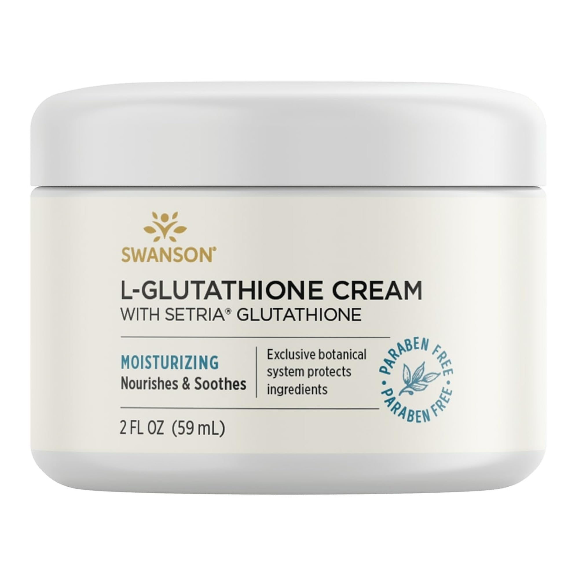 SwansonL-Glutathione Cream with Setria 2 fl Ounce (59 ml) Cream