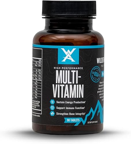 Wilderness Athlete - Multivitamínico de alto rendimiento | Multivitamínico diario para hombres y mujeres - Suplemento de vitaminas para adultos con