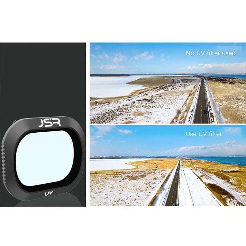 Confezione da 6 Filtri per obiettivi per fotocamera Filtri multistrato compatibili con Mavic 2 pro, filtro Cornice di modellazione integrata ad alta trasmittanza (ND4 ND8 ND16 ND32 UV CPL)