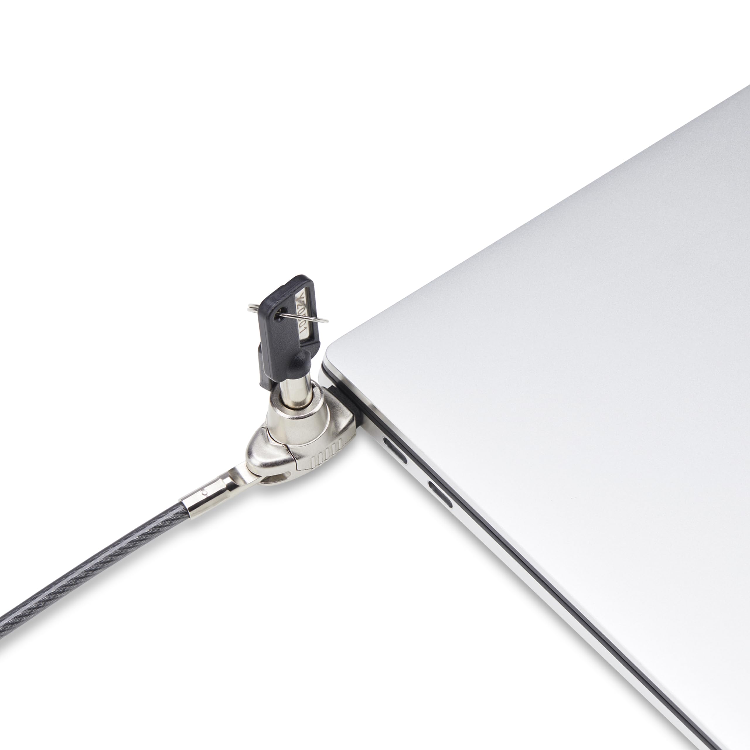 StarTech.com Antivol pour Ordinateur Portable Compatible Slot Noble Wedge , Câble de Verrouillage de 1,5m, Serrure à Clé