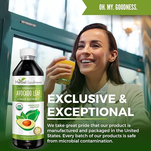 Miniatura 4 de Suplemento líquido de extracto de hoja de aguacate, suplemento de fibra de proteína probiótica para salud intestinal y apoyo inmunológico, 12 onzas,