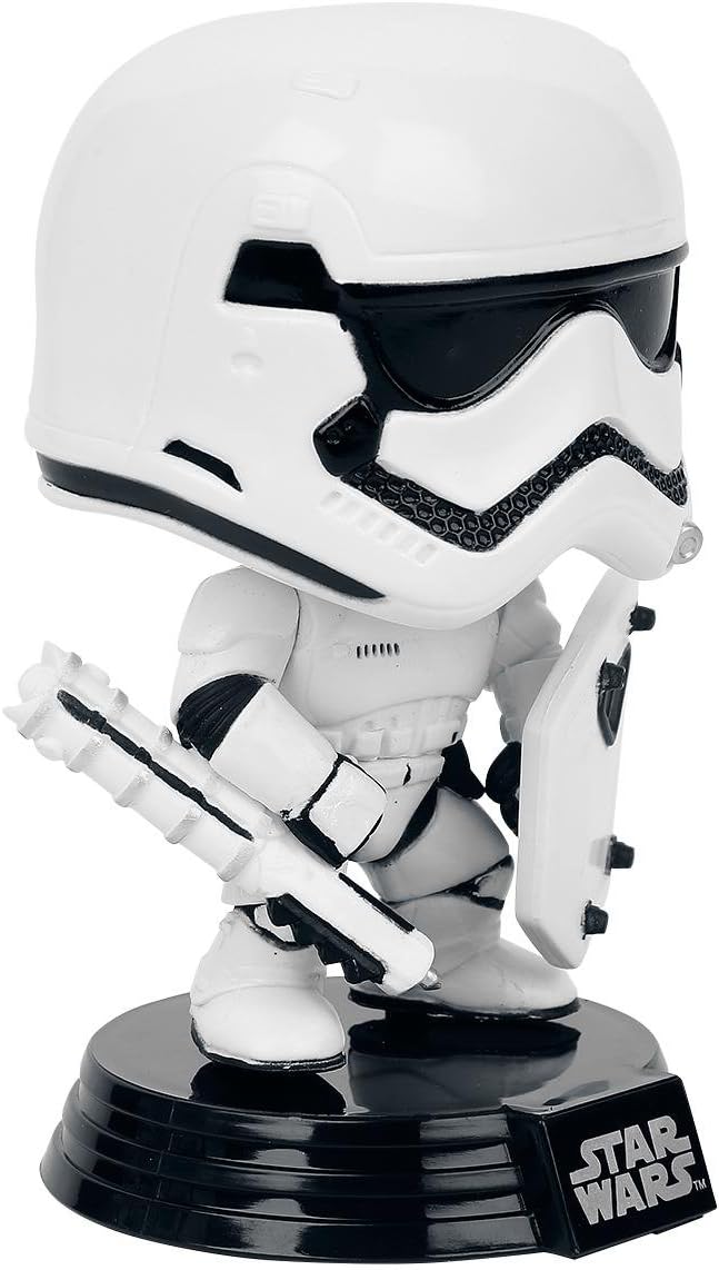 Funko Pop Star Wars: First Order Stormtrooper (Riot Gear) Exclusive Vinyl Bobble Head