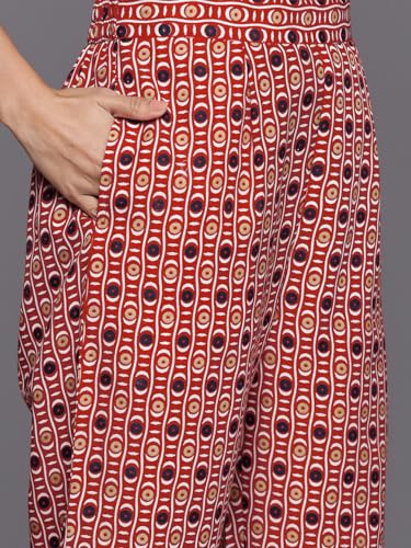 Image of Varanga Women's Festive Kurta Sets | Vibrant Comfort Straight Printed Kurta Sets | Soft Cotton Blend With Dupatta