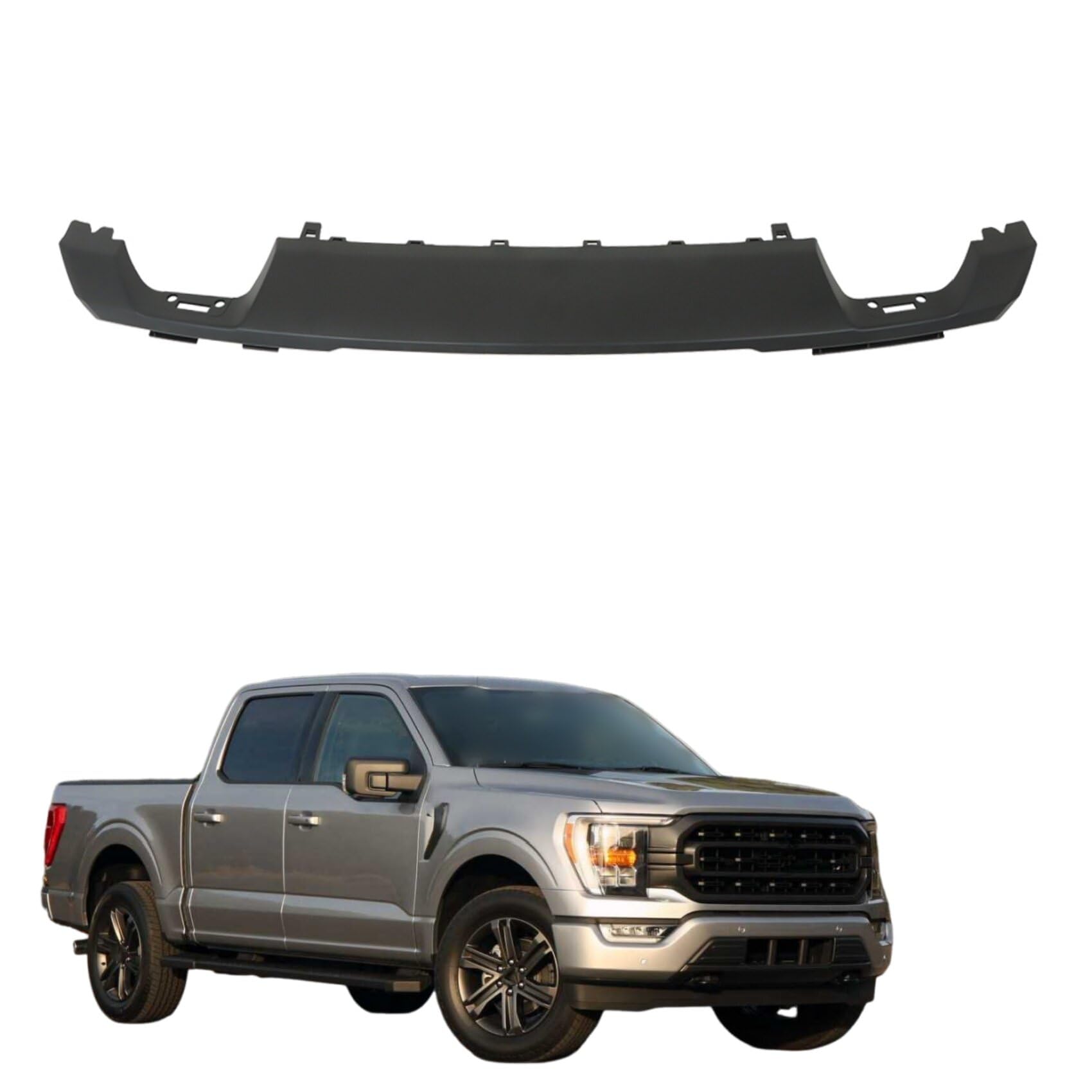Amazon.com: labwork Matte Black Front Bumper Skid Plate Lower