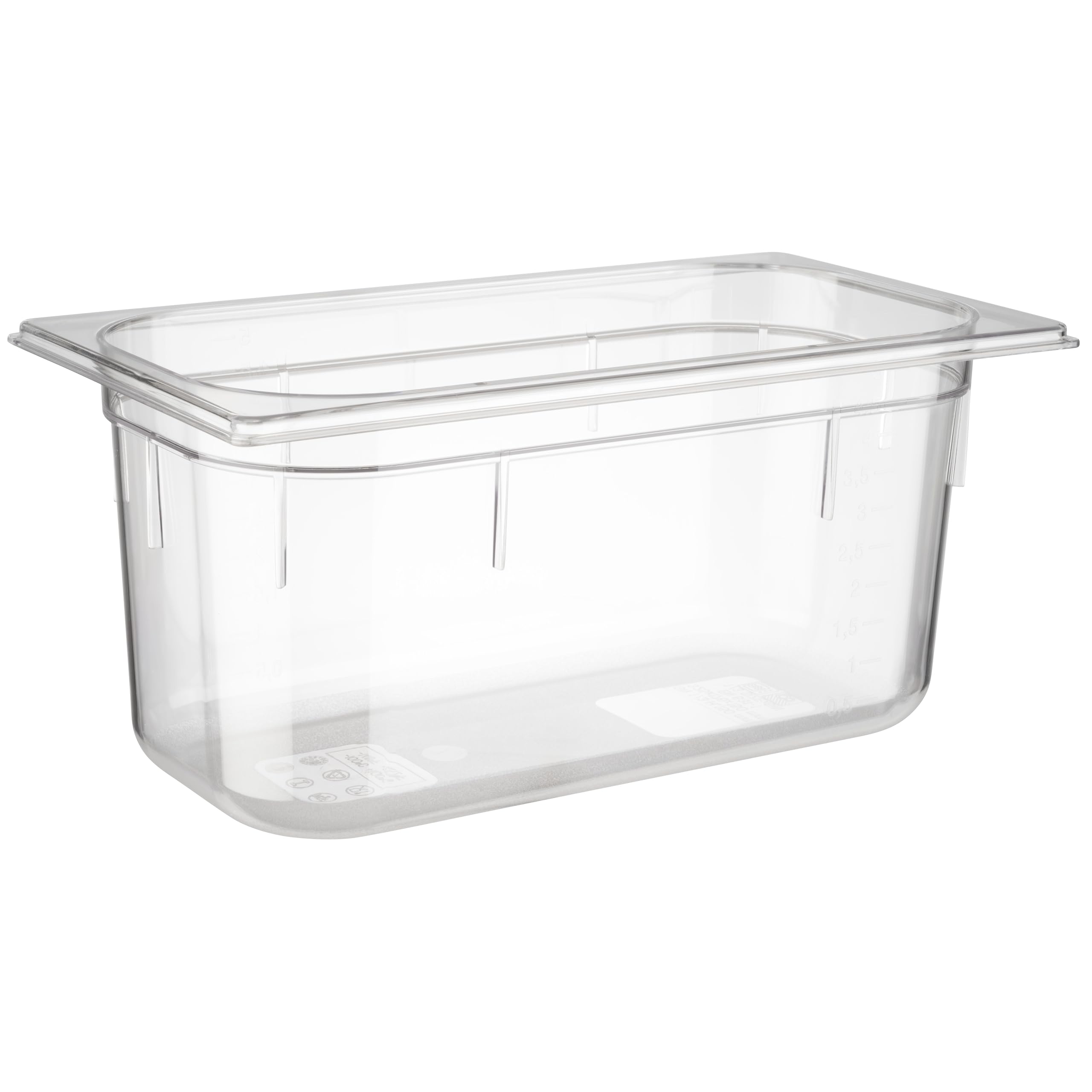 APS 82022 GN 1/3 Polycarbonat Behälter, 32.5 x 17.6 x 15 cm 5.3 ltr.