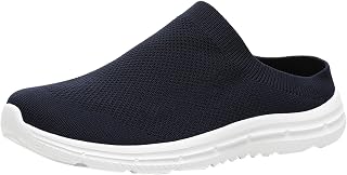 Spring Pair Shoes with Thick Soles and Soft Soles Half Slippers Breathable Middle and Older Walking Shoes Shoes Men Half Shoes Men's Slippers 13 1/2, BLUE, 40 EU