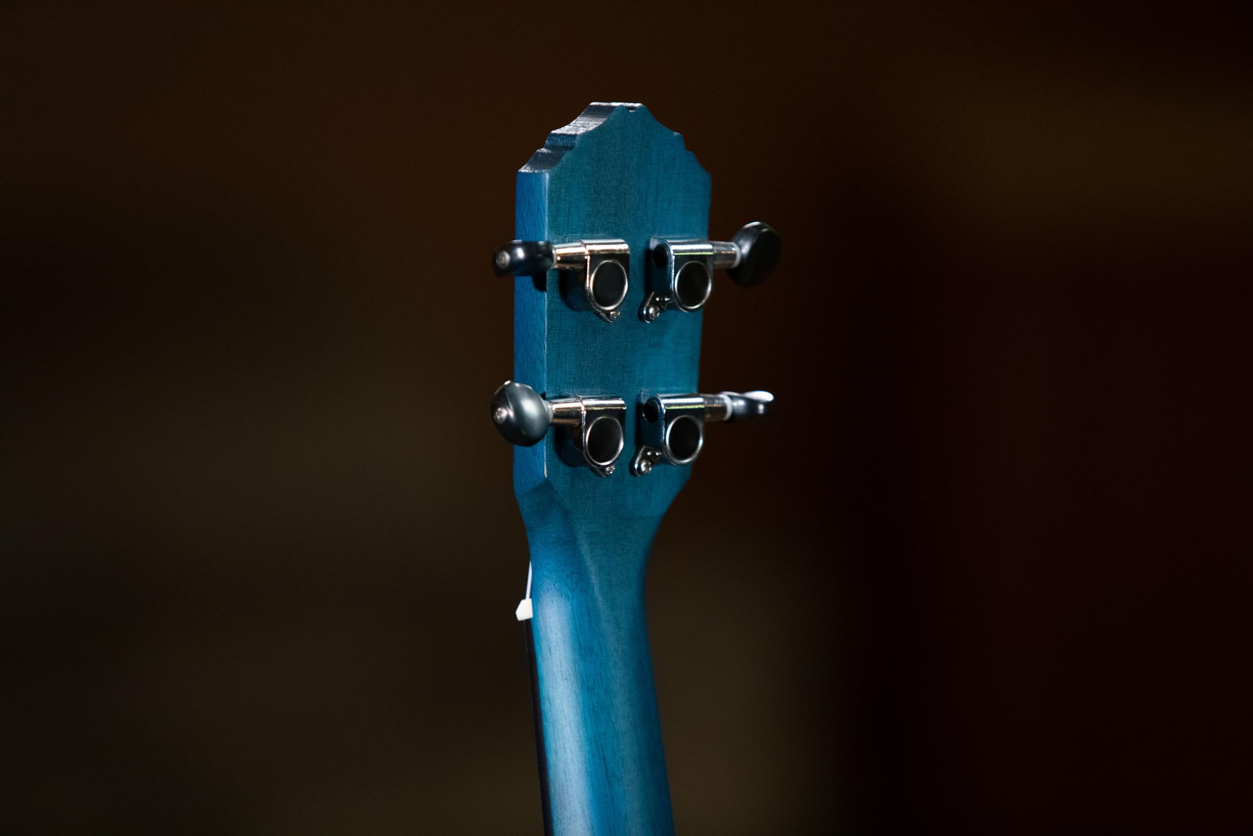 Ortega Guitars Konzert Ukulele Elektro-Akustisch – Earth Series – mit Cutaway – Okoume, Dunkelblau (RUOCEAN-CE)