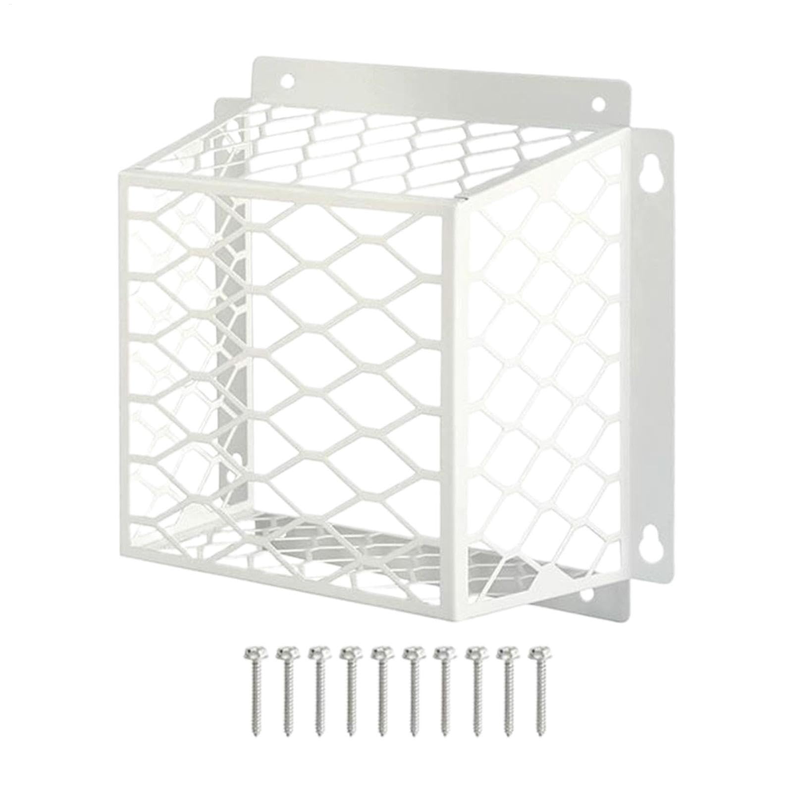Protector para pájaros de ventilación para secadora, protector de acero galvanizado resistente a la intemperie, evita que los pájaros entren en conductos de ventilación