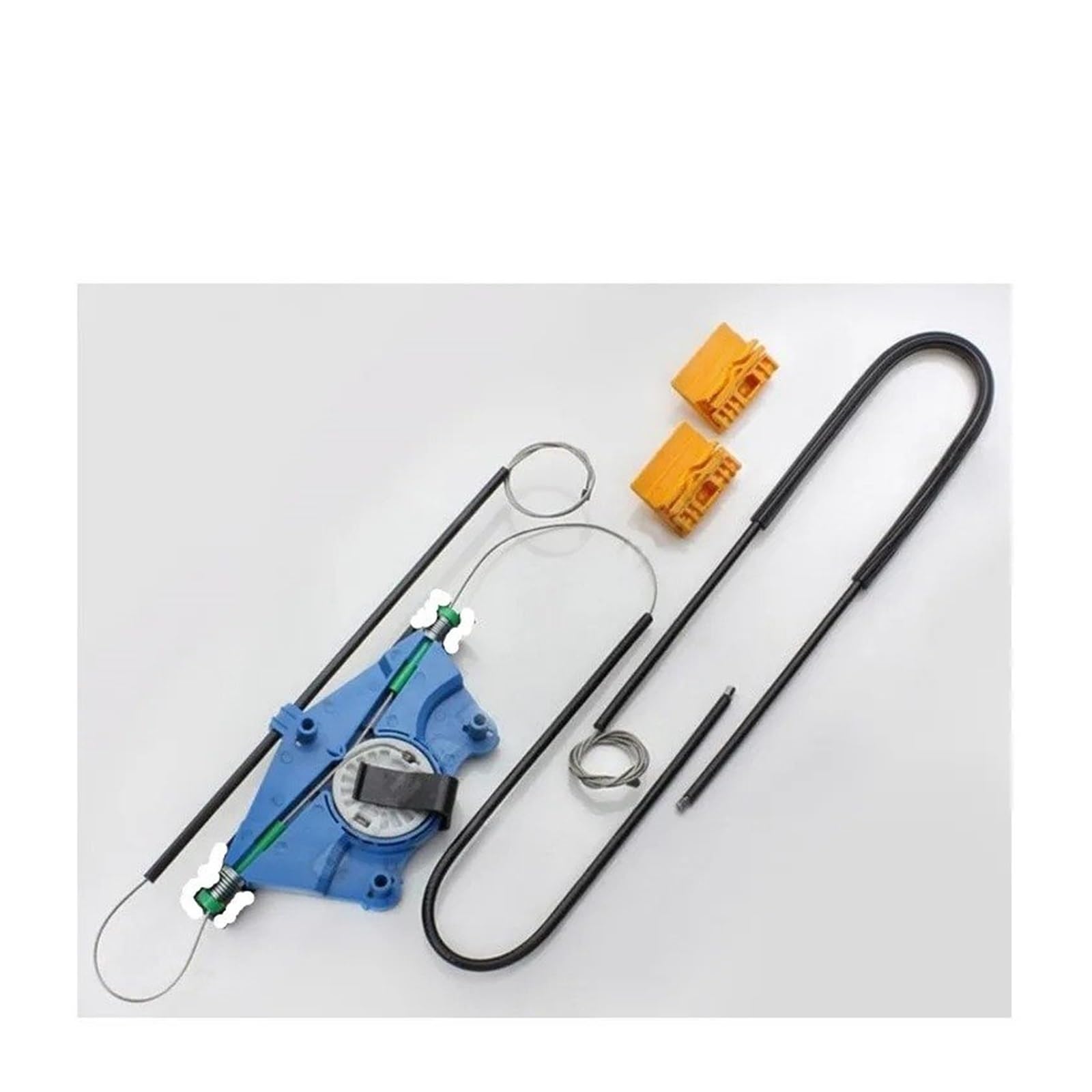 MAMEFVBB Window Regulator Slider Clips for VW for Touareg 2003-2010 Front Left 4/5 - Doors Electrical Window Regulator Repair Kit 7L0837461 / 7L0837461D