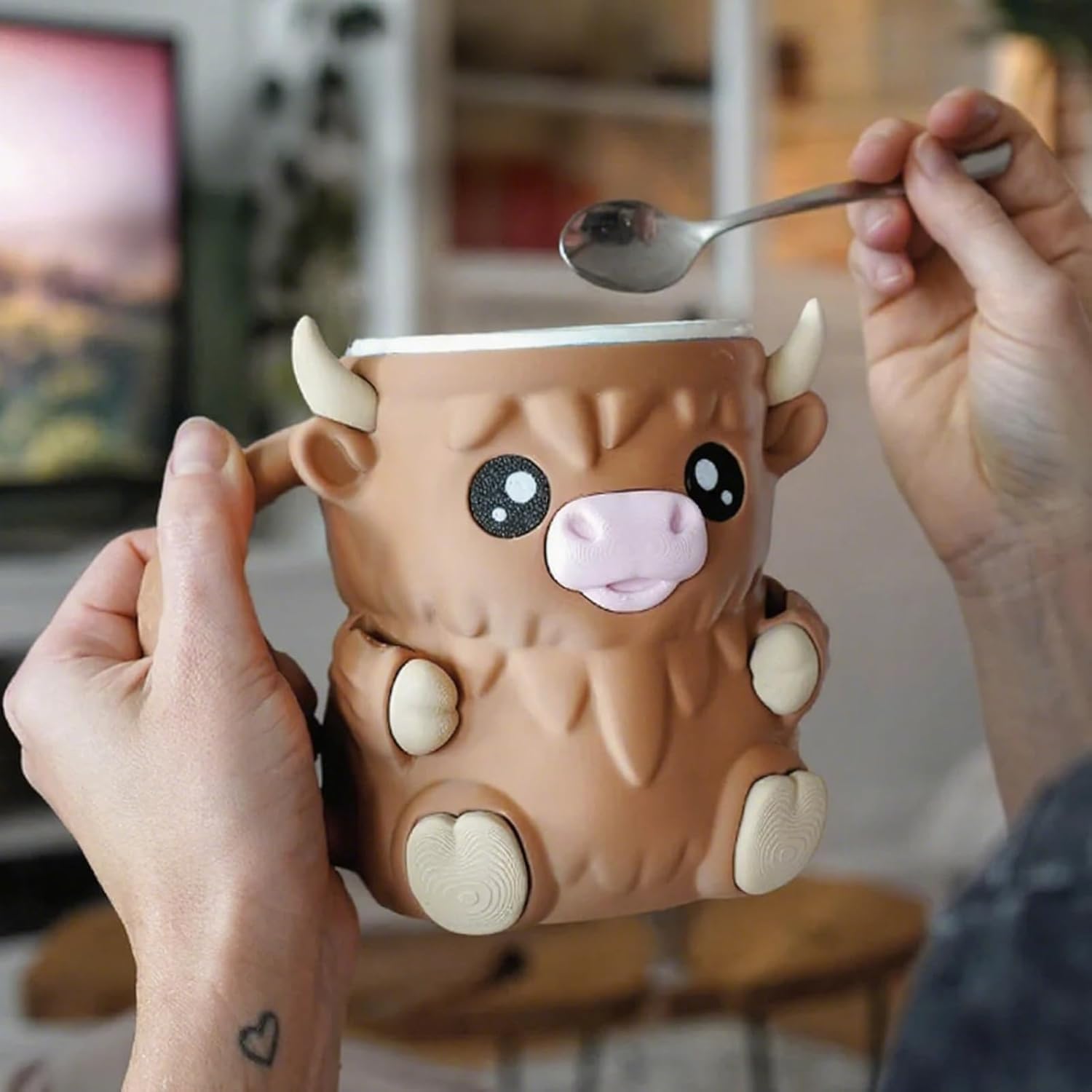 Support à Crème Glacée, Tasse à Dessert Réutilisable, Poignée