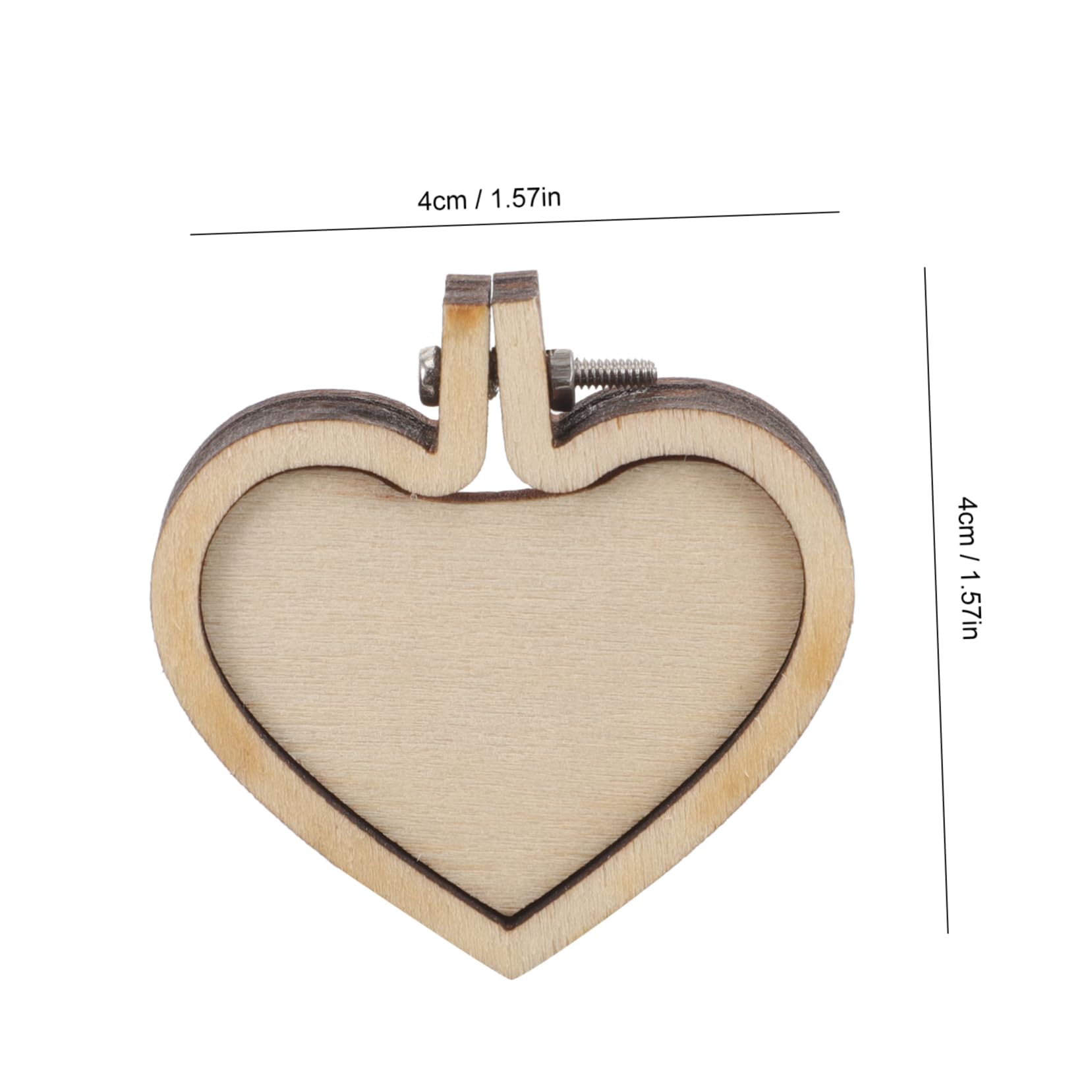 SHINEOFI 5 Series Mini Colgante Bordado Diminutos Marcos De Punto De Cruz Marcos De Punto De Cruz Para La Decoración Embroidery Portstiles Aro De Bordado Decorativo De Madera 10 Piezas X 5