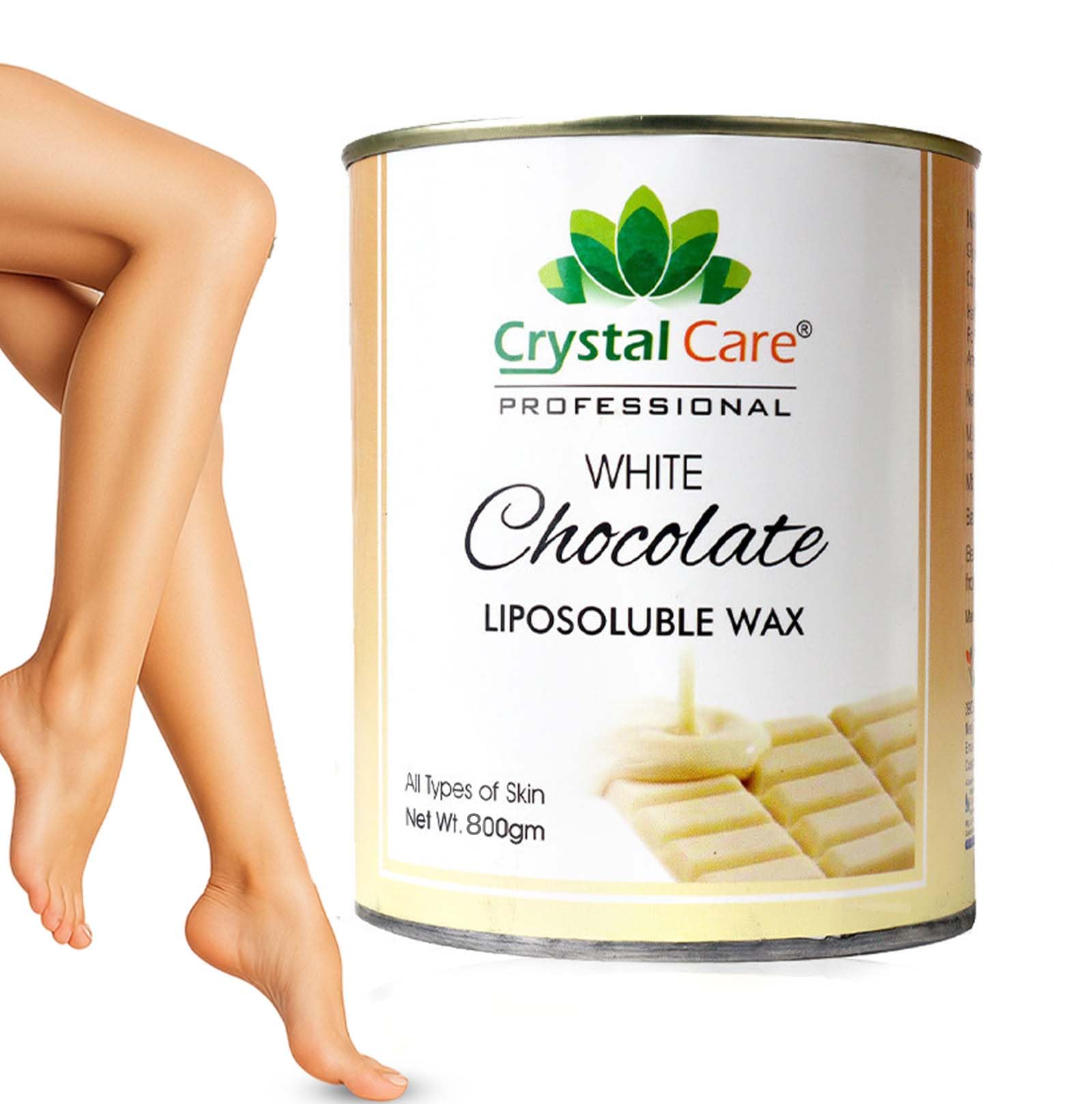 Hair Removal Liposoluble Wax with White Chocolate | Painless Waxing for Women & Men | Full Body Wax for Arms, Legs, Underarms | Natural Smooth Skin | No Heating | All Skin Types – 800g-image-46