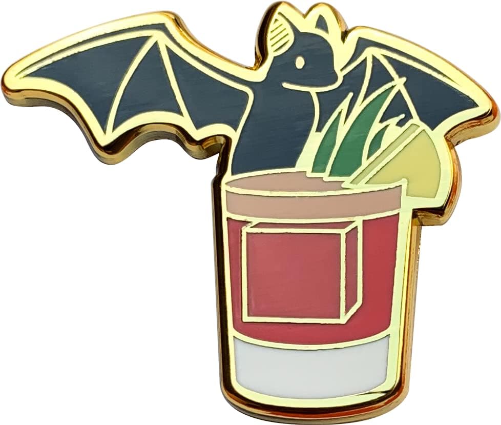Bacardi - Alfileres esmaltados de cóctel para delantales, chaquetas, mochilas y bolsos, solapas de camisa y traje, insignias de botón, broche de