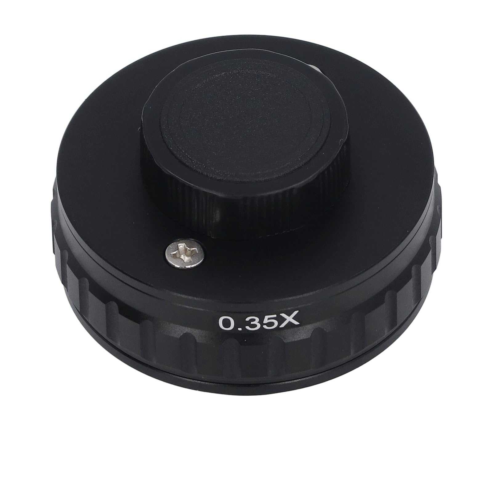 GOWENIC Adattatore con Attacco C per Microscopio CCTV | Telecamera Industriale Stereo Trinoculare con Obiettivo CTV (0,35x)