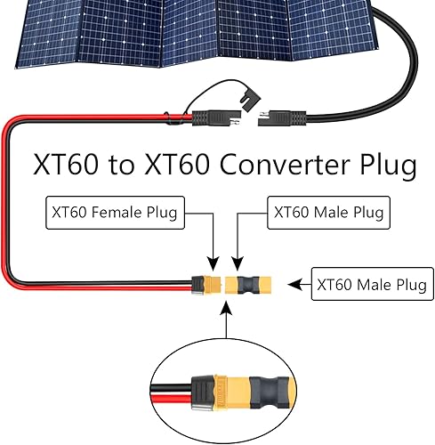 Miniatura 9 de 2 pares de adaptadores de conector XT60, XT60 macho y hembra sin adaptador de cable convertidor para RC Lipo batería Drone Toy Car etc