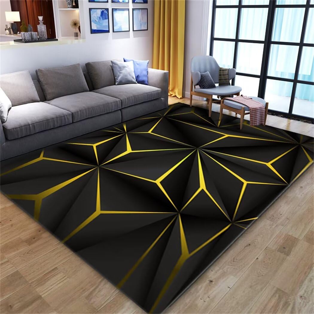 Tapis de damier résistant aux taches pour chambre d'enfant 200x300cm