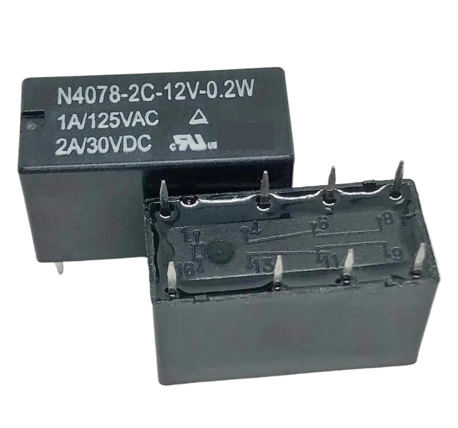 Relais N4078-2C-12V-0,36W pour commuter un signal de 2A