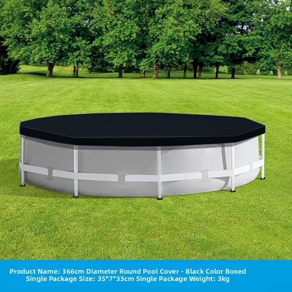Piscina Redonda 8FT Negra Antihojas Piscina Redonda 8FT Negra