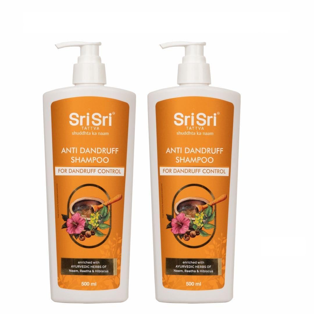Sri Sri Tattva Anti Dandruff Shampoo - Dandruff Control, 500 ml (Buy 1 Get 1 Free)-image-15