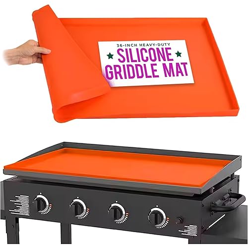 Blackstone Silicone Griddle Cover 36 Inch – Full Wrap-Around Food-Grade Protection, Durable Blackstone Silicone Mat 36, Keeps Your Griddle Clean and Rust-Free.