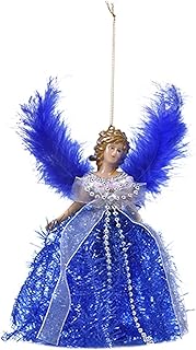 Handmade Angel Tree Topper, Christmas Angel Pendant Decoration With Wings For Tree, Angel Pendant Doll Christmas Tree Decoration, Christmas Small Pendant For Top Of Christmas Tree