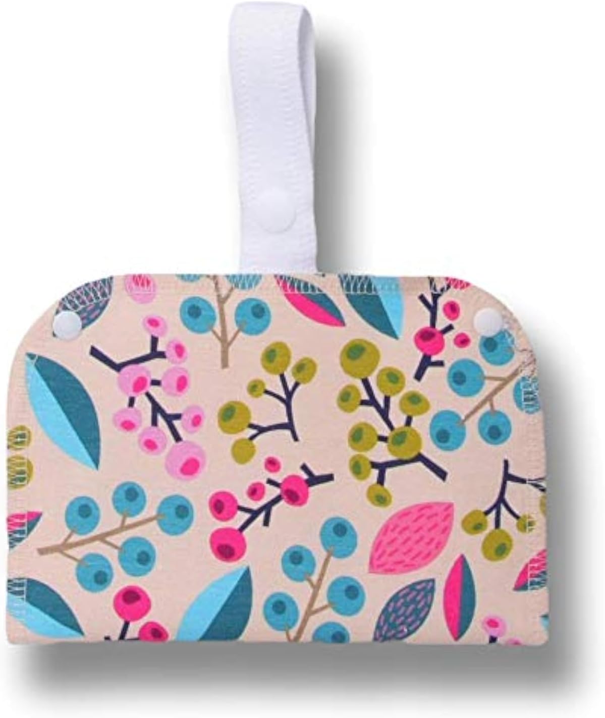 Wet Bag with Double Pocket; Keep The Fresh Pads on one Side, Used Ones on The Other; Perfect Storage for Reusable Sanitary Pantyliners, Menstrual Towels, Makeup Remover Pads and Washable Nursing Pads