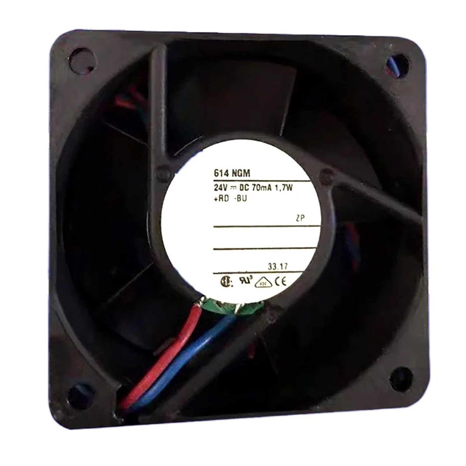 CJKXPZMH 614NGM 614NGM 24VDC 1.7W Cooling fan 6025 6CM 60 * 60 * 25MM