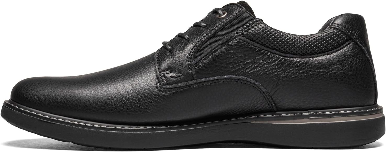 Nunn Bush Men's, Bayridge Plain Toe Oxford Black 10 W