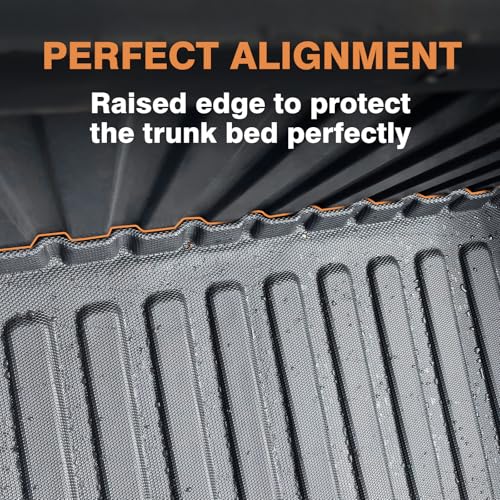 Image of TripleAliners Truck Mat Compatible with 2005-2023 Toyota Tacoma 5FT Accessories, Truck Bed Mat Heavy Duty Custom Fit All Weather Protection TPE Pickup Liner