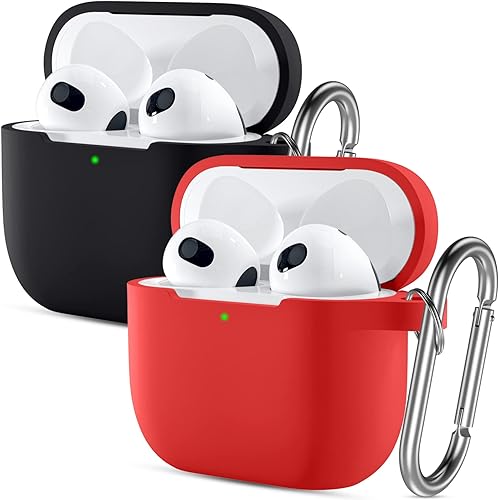 Adorve Funda compatible con AirPods de 3 generación para Apple AirPod Gen 3 2021, bonita funda de silicona suave que absorbe los golpes, accesorios disponible en Yaxa Colombia